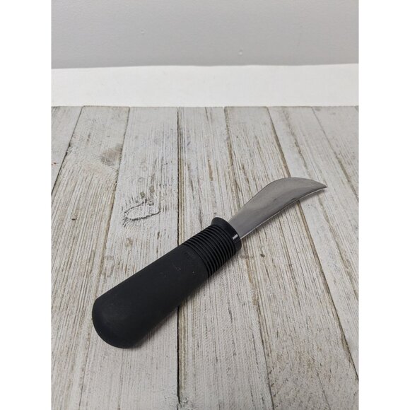 Oxo Good Grips Stainless Steel Curved Blade Grapefruit Knife Black Handle - Picture 1 of 9